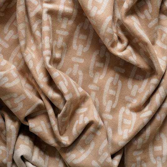 Andrew Martin Burlington Tan Throw