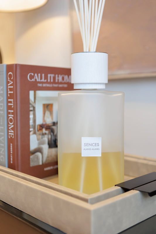 Sences White Extra Large Alang Alang Reed Diffuser