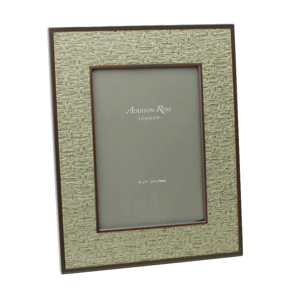 Sophie Paterson Rattan Frame 8x10" - Moss Green