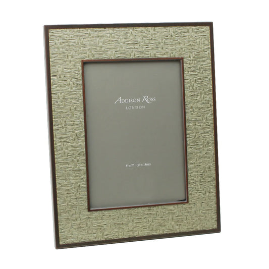 Sophie Paterson Rattan Frame 8x10" - Moss Green