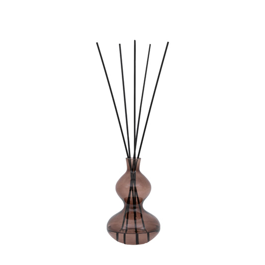 Abstract Glass Diffuser in Brown