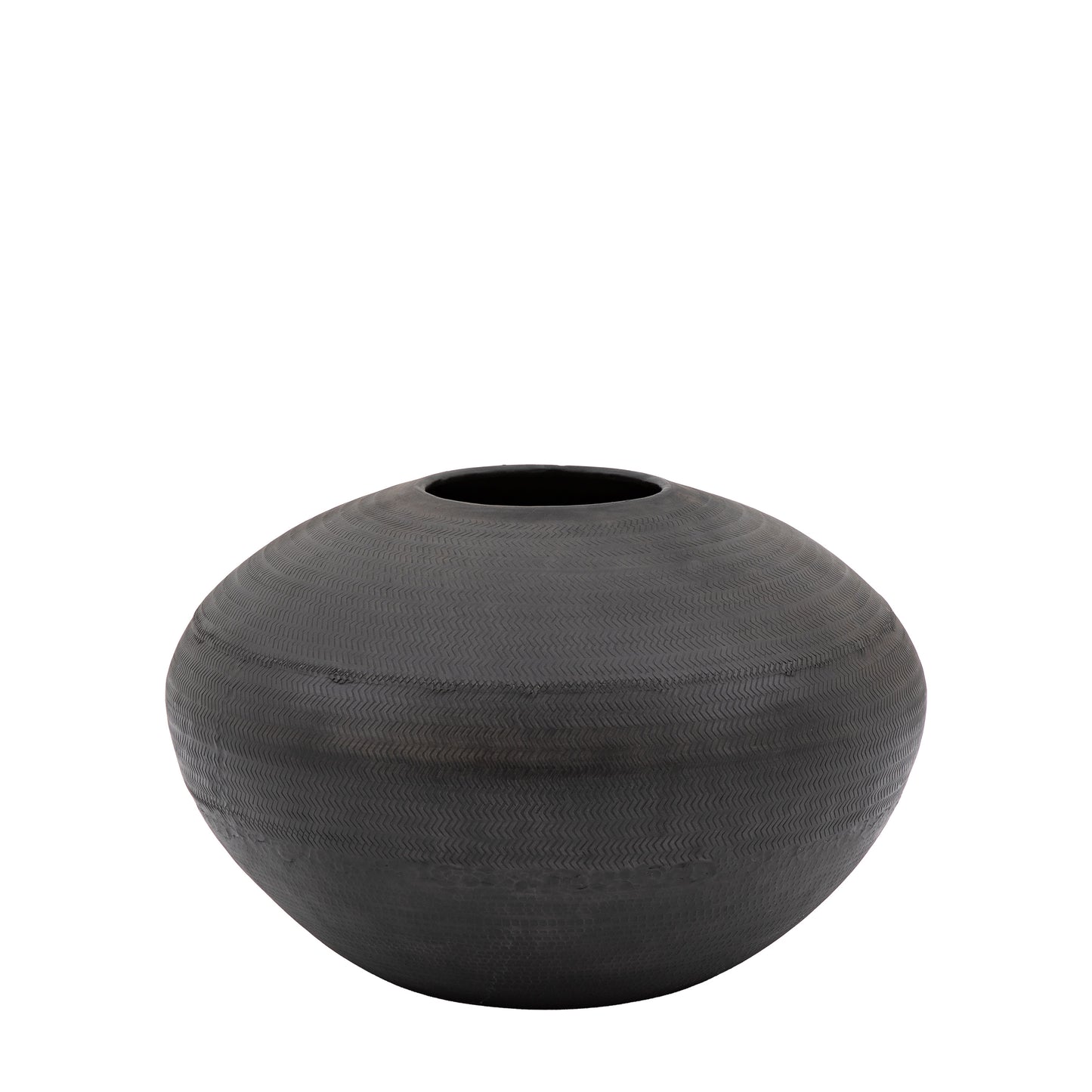 Artistic Aluminium Vase Arrow Black
