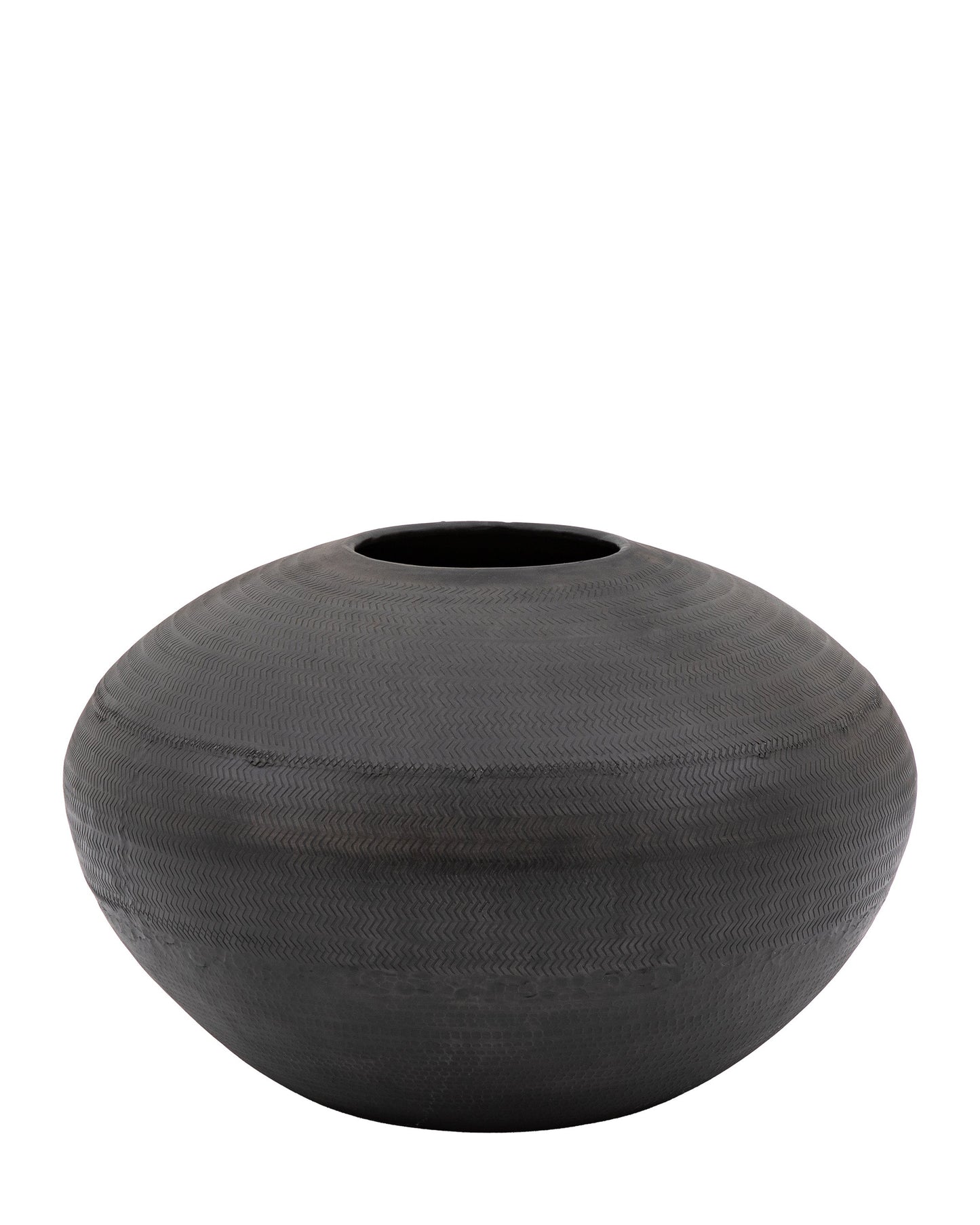Artistic Aluminium Vase Arrow Black