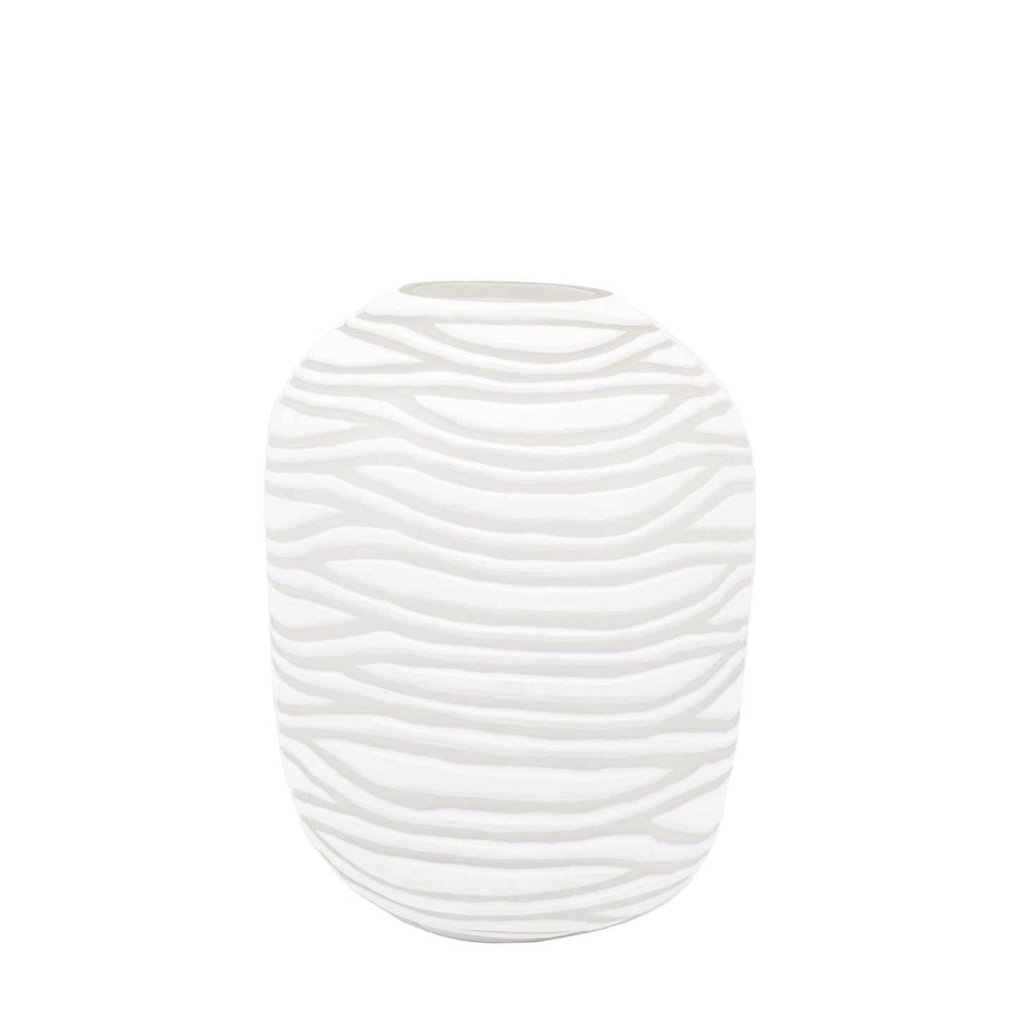 Andorra Handblown Carved Glass Vase Large