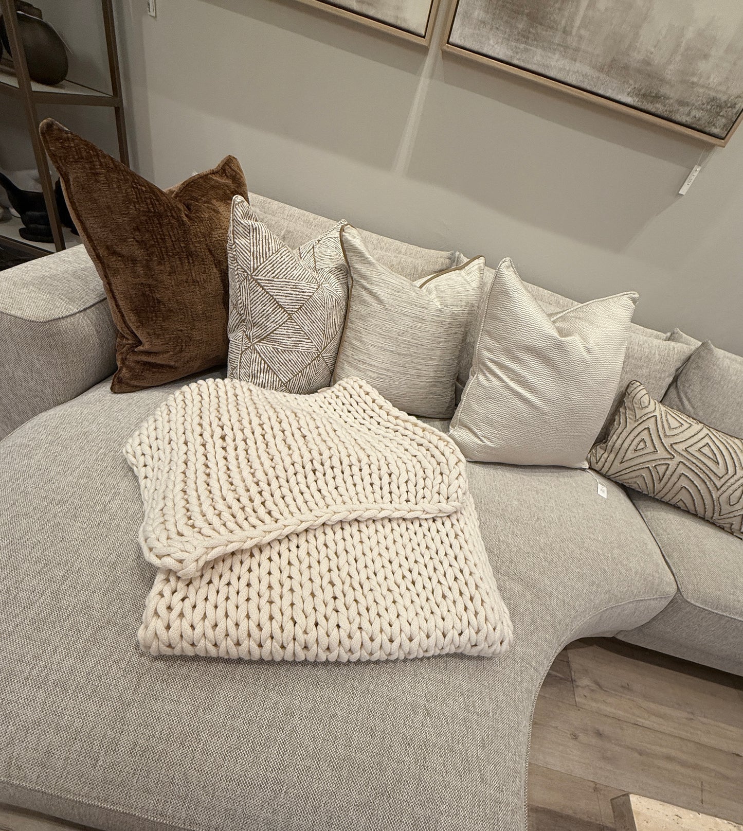 Chunky Knit Throw