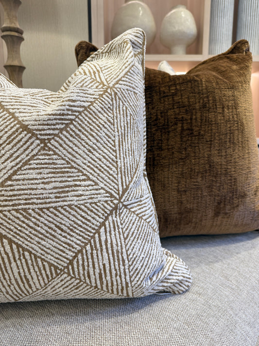 Cast Home Bespoke 22" Kaden Butterscotch Cushion