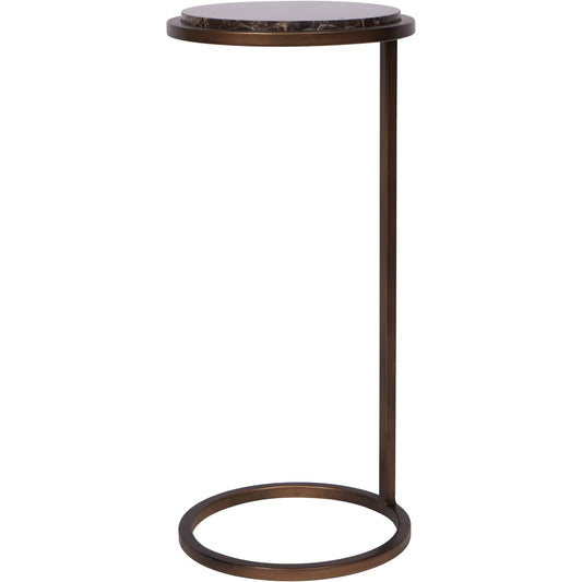 Iota Accent Table Brown Emperador