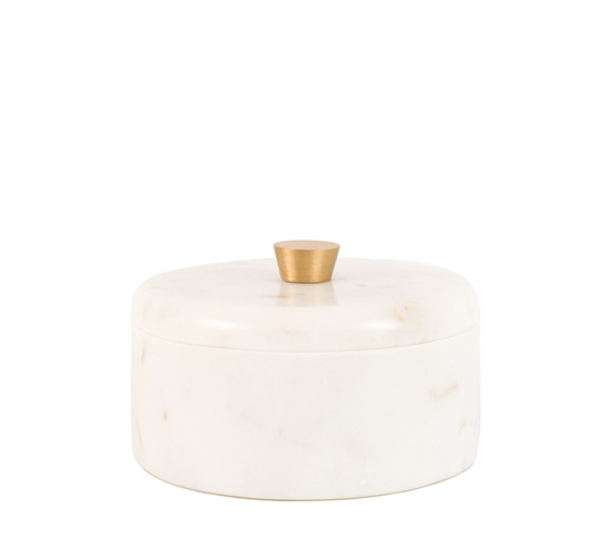 Veta Marble Rounded Box Large