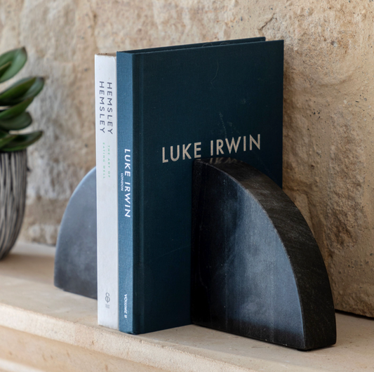 Tamera Marble Bookends Set of 2 Stone
