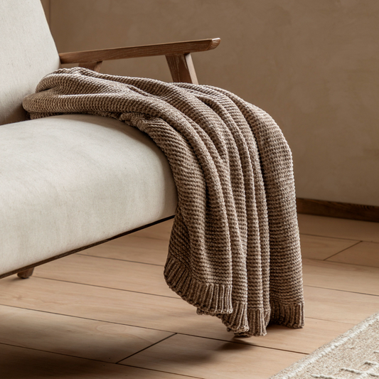 Chunky Chenille Throw