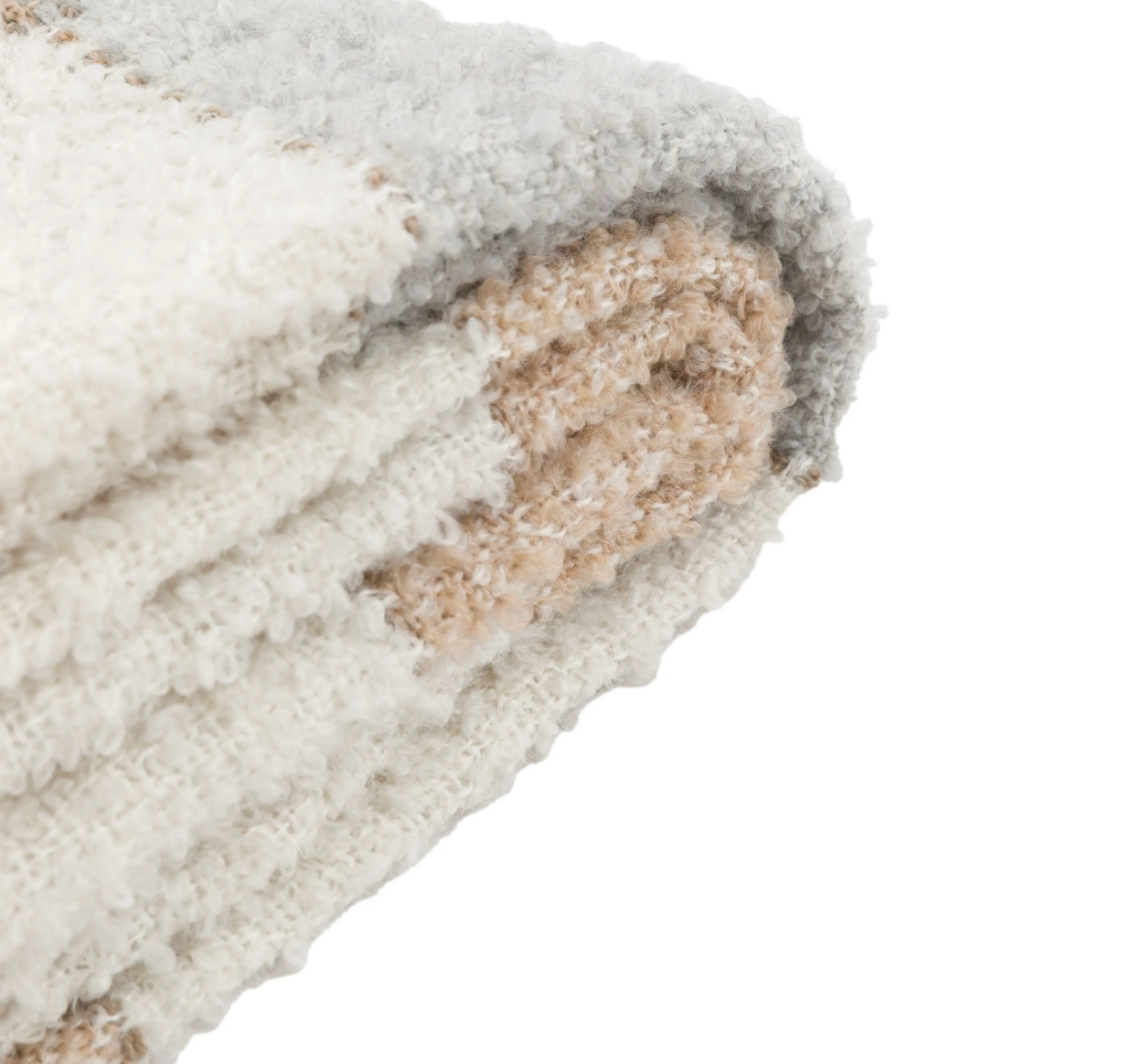 Autumn Check Boucle Throw