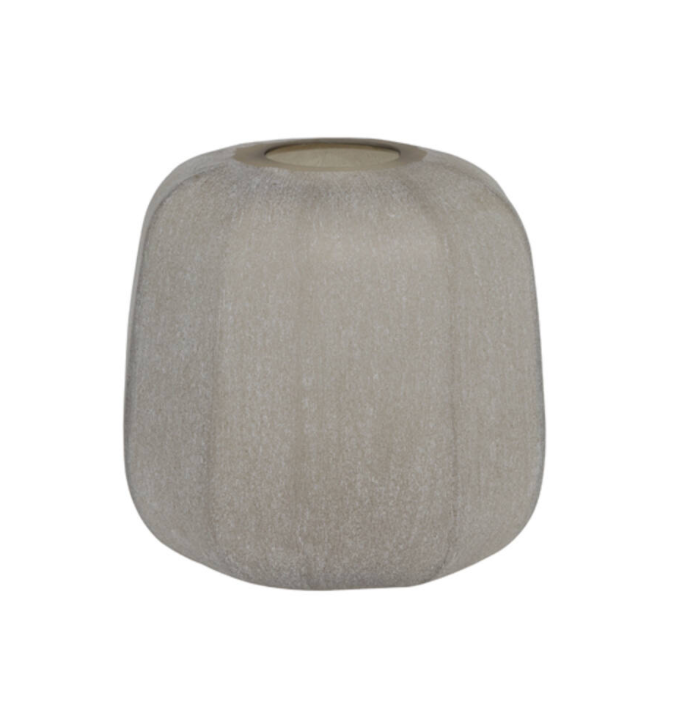 Pacengo Vase 23x24 cm Glass Light Brown Vase