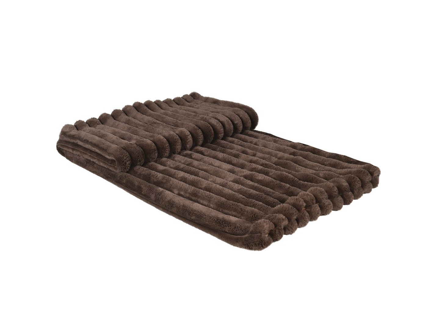 Cocoa Faux Fur Throw