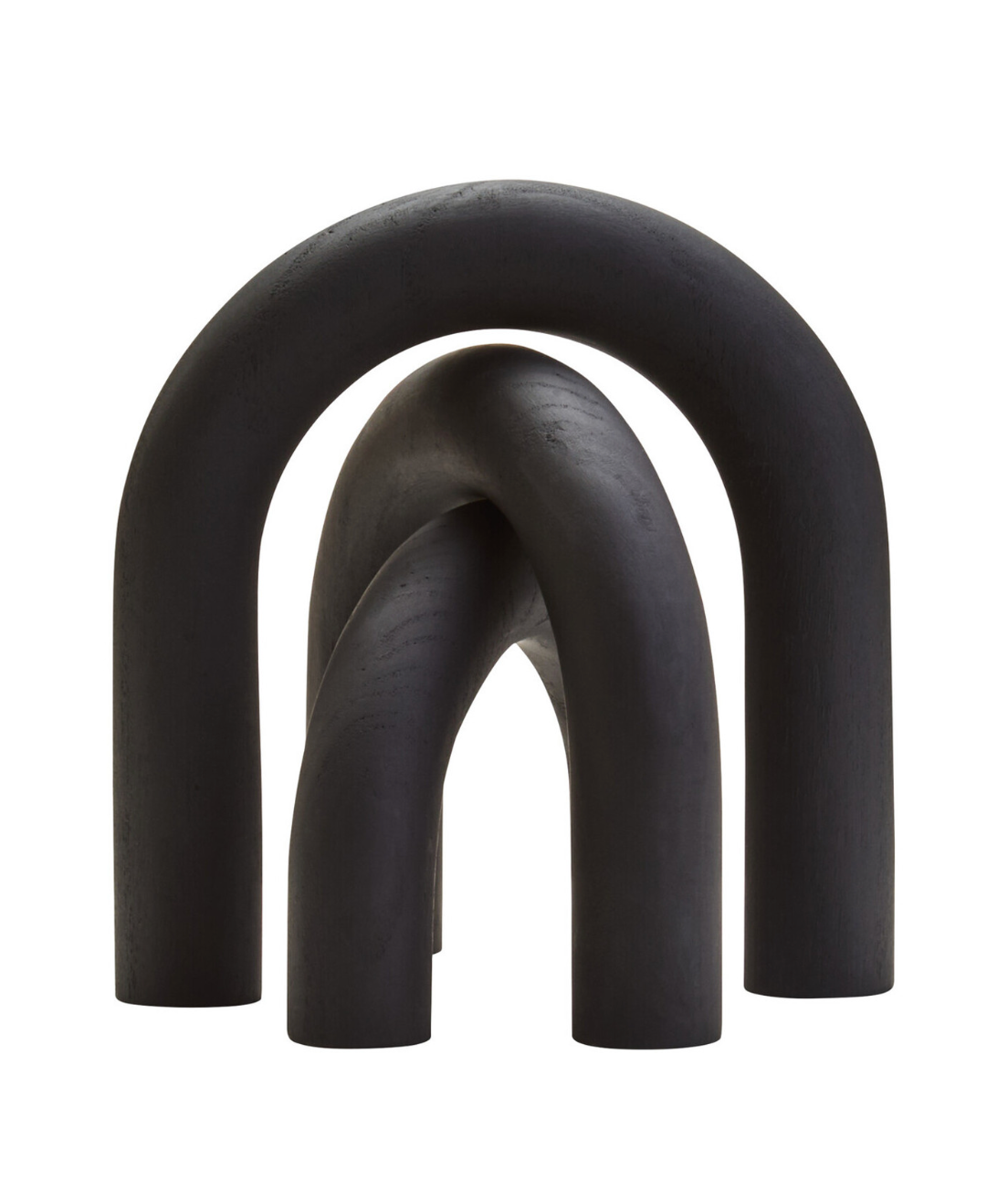 Kato Black Wood Arch Sculpture