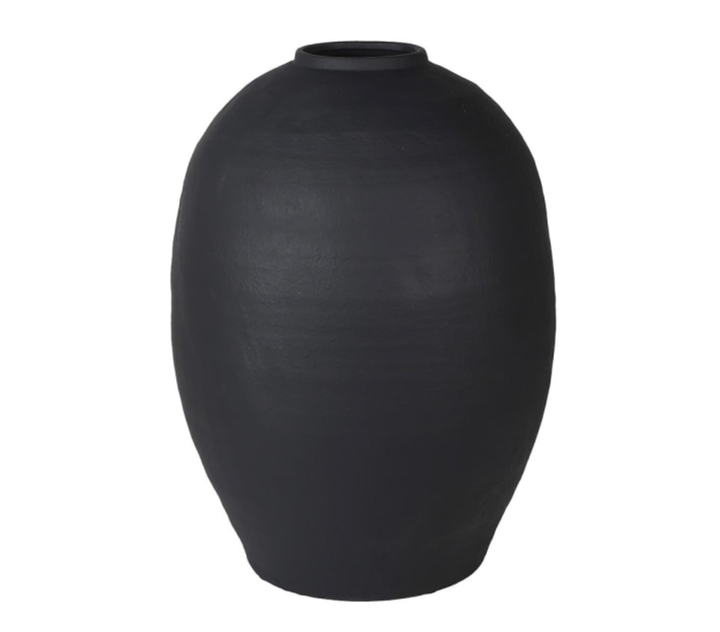 Black Cement Vase