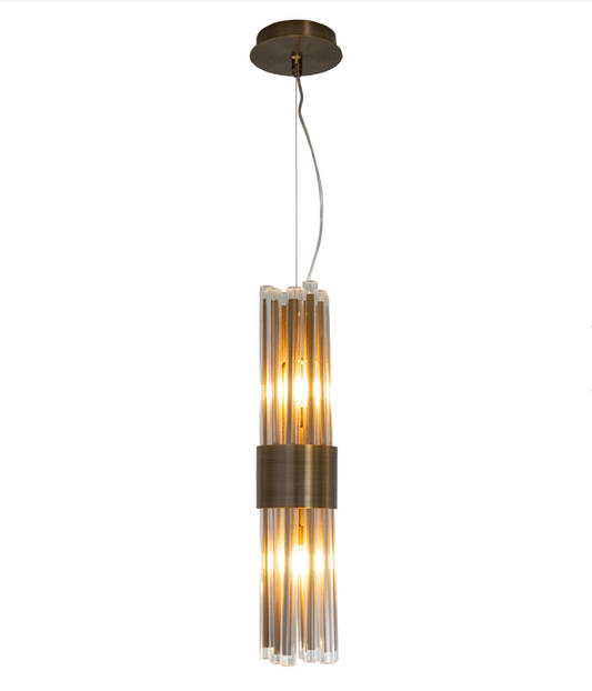 Colmar Antique Brass Finish Pendant