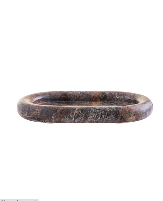 Fazio Forest Green Marble Catchall