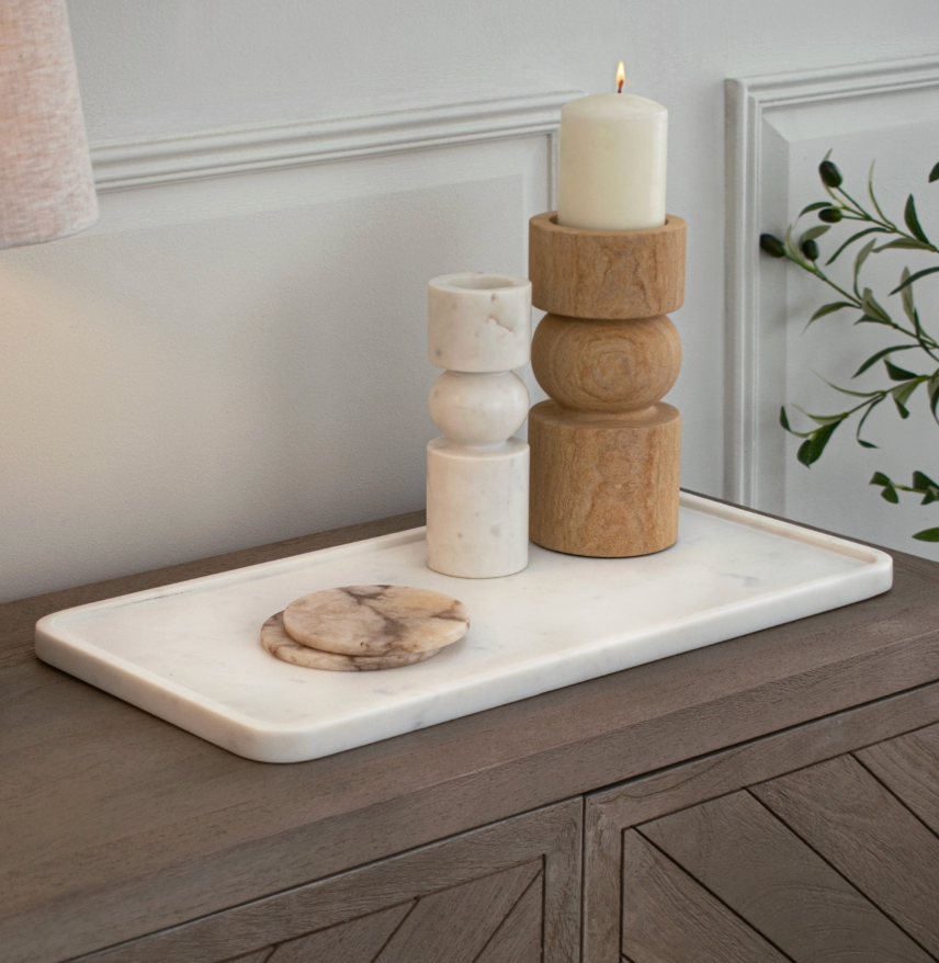 White Marble Plate