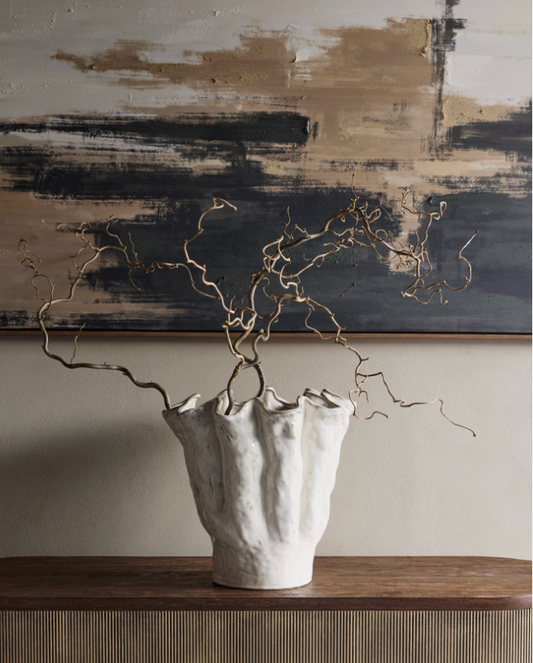 Coralie Large Glazed Ceramic Vase
