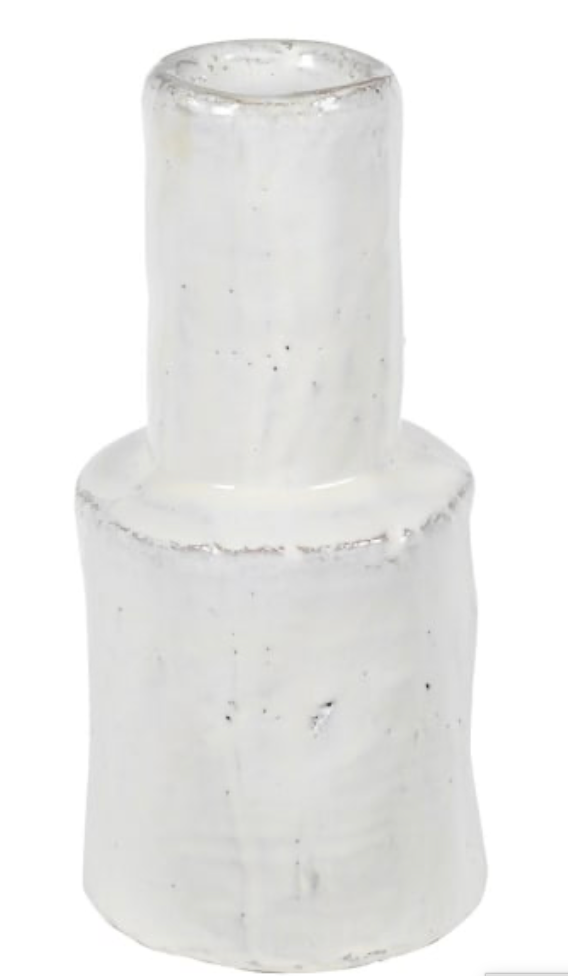 Small White Runny Glaze Vase