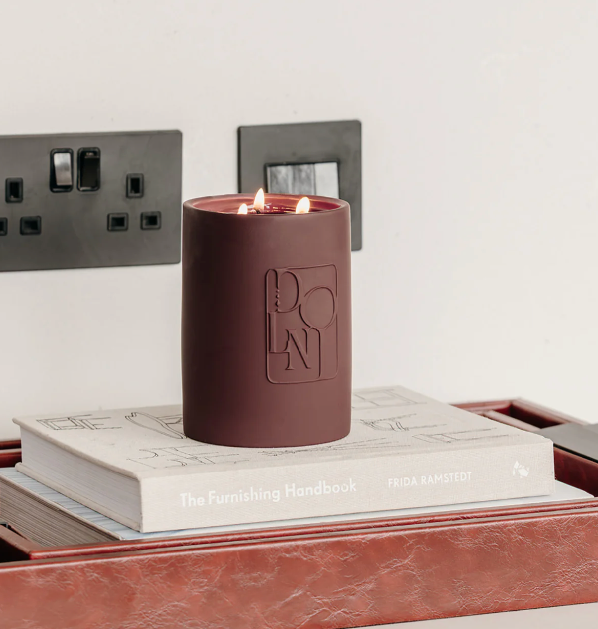 Dolni Large Ceramic 600g Cherry Candle