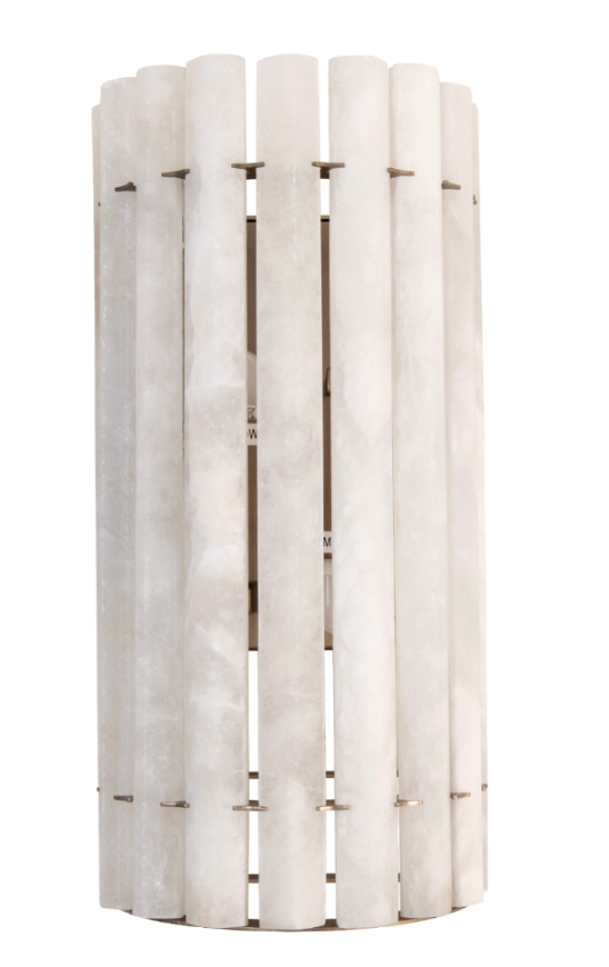 Alabaster Wall Light Fluted
