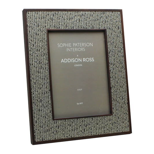Sophie Paterson Grey Tweed Rattan Frame 8x10"