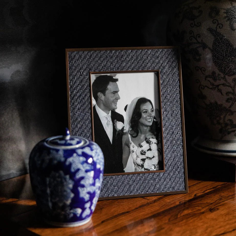 Sophie Paterson Rattan Frame 8x10" - Midnight