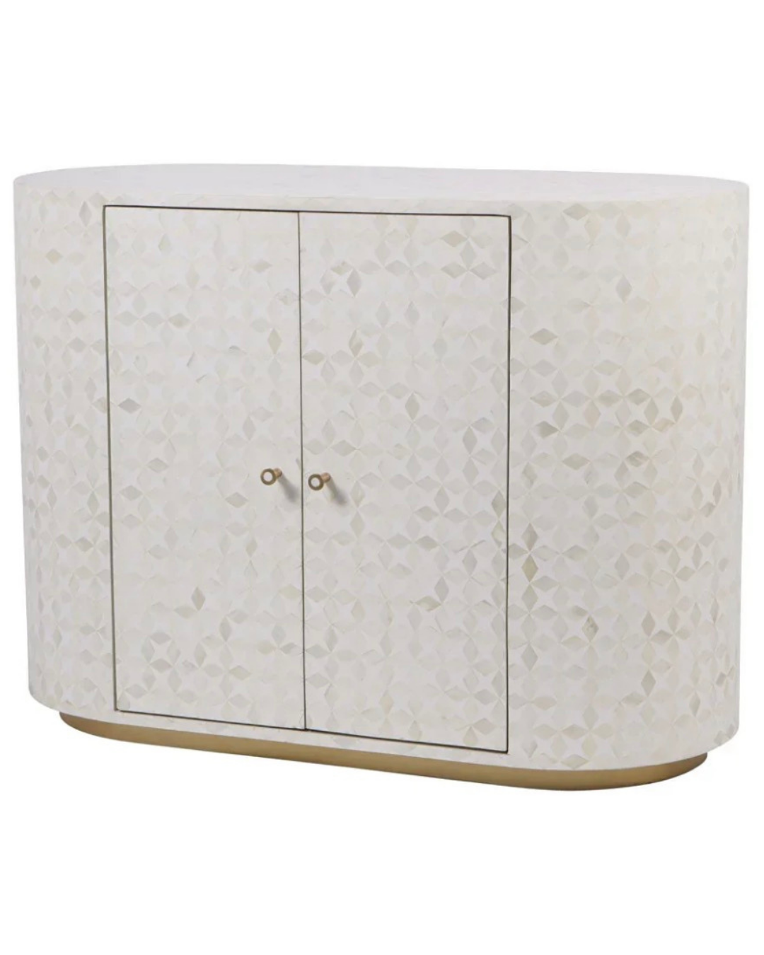 Aspen Bone Inlay Two Door Cabinet
