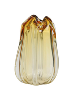 Murela 21x30cm Amber Glass Vase