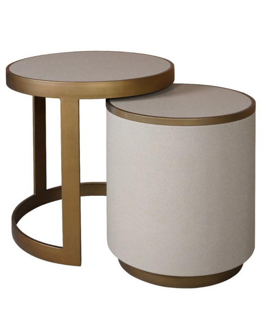 Keiichi Hazelmere Shagreen Nest of Tables