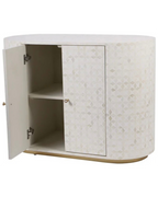 Aspen Bone Inlay Two Door Cabinet