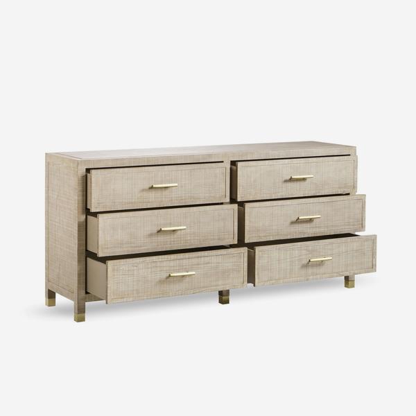 Andrew Martin Raffles Chest Of Drawers - Large Natural