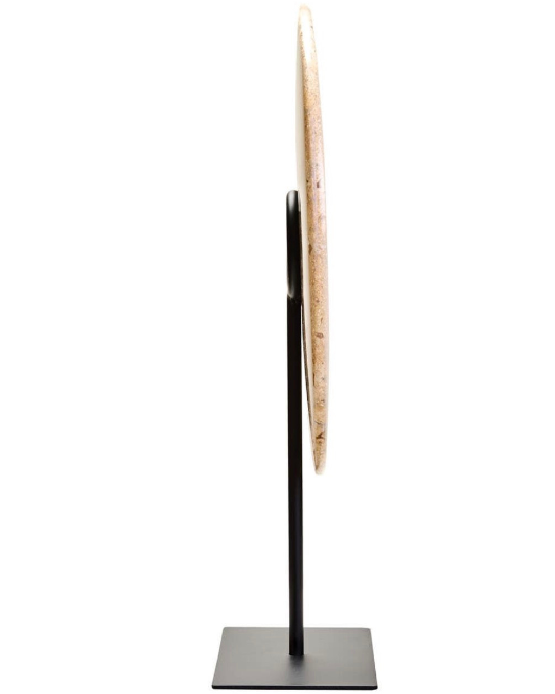 Zoro Small Speckled Marble Round 15cm disc Sculpture