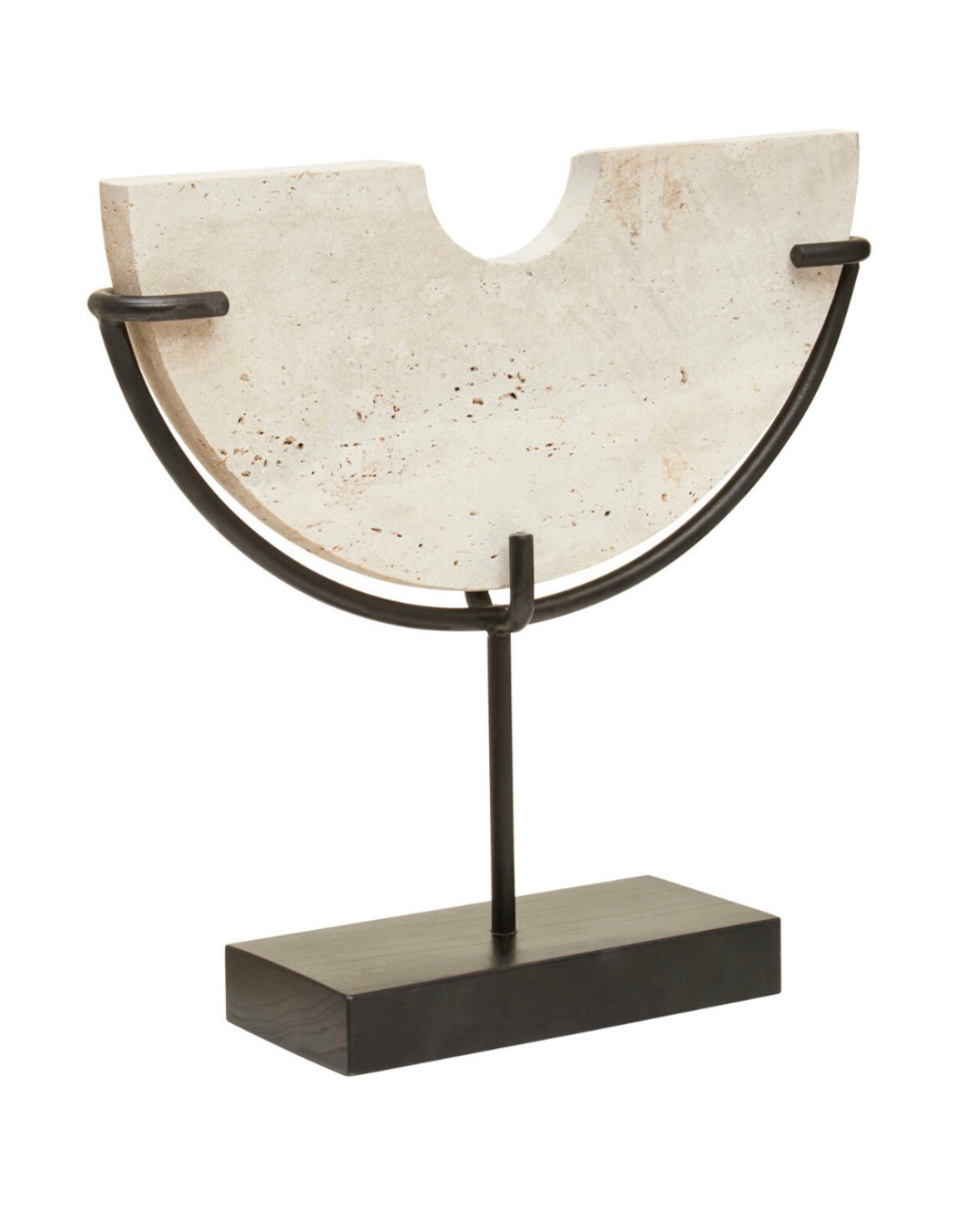 Tibor Travertine Small Sculpture