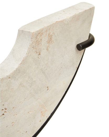 Tibor Travertine Small Sculpture