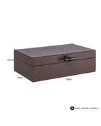 Richmond Interiors Storage Box Billie Dark Brown Large