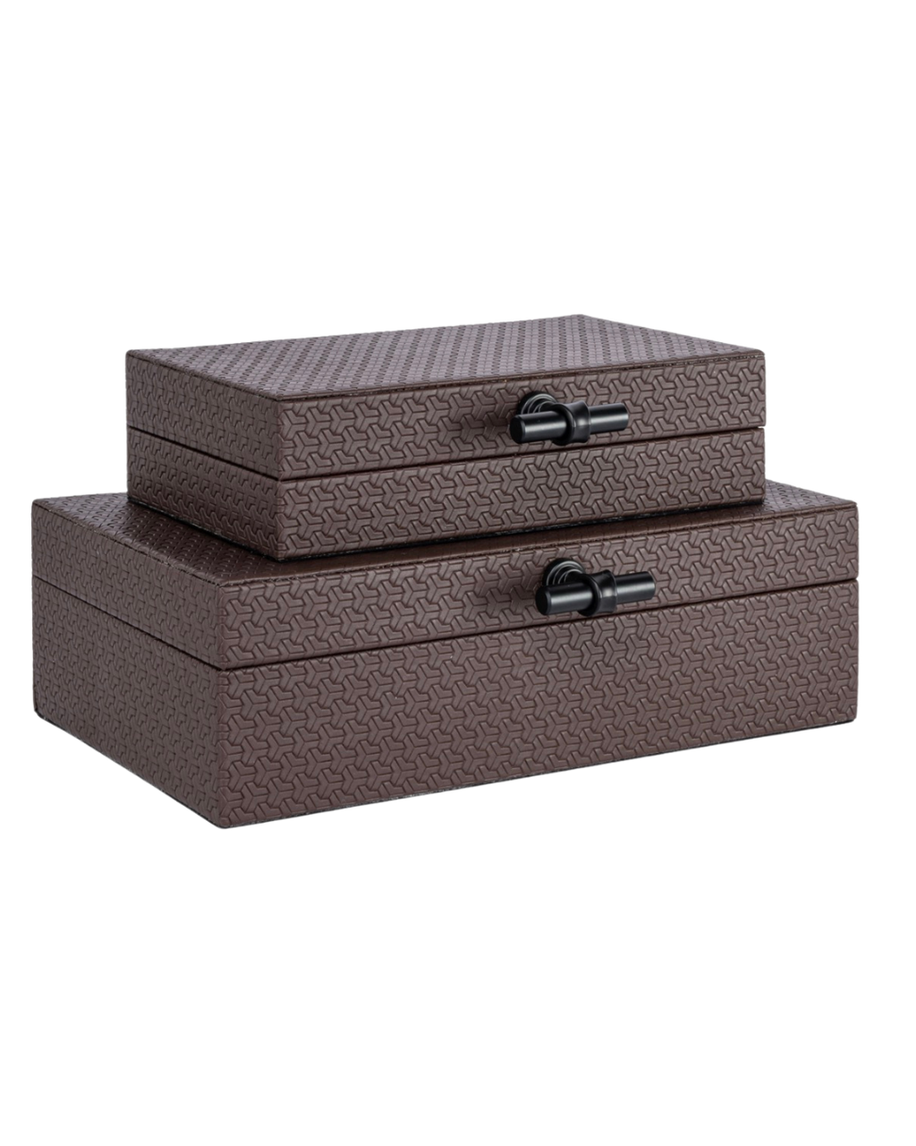 Richmond Interiors Storage Box Billie Dark Brown Large