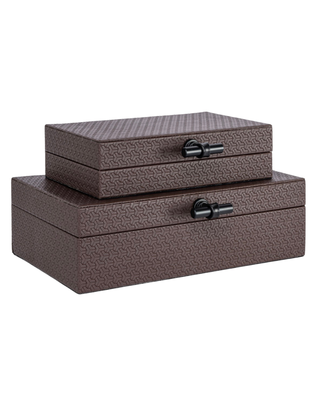 Richmond Interiors Storage Box Billie Dark Brown Large