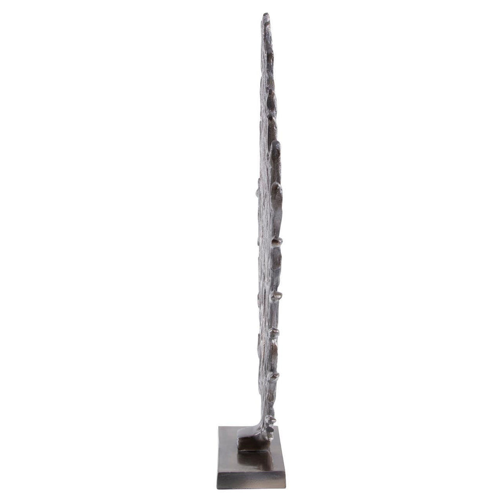 Prato Small Black Nickel Finish Coral Sculpture
