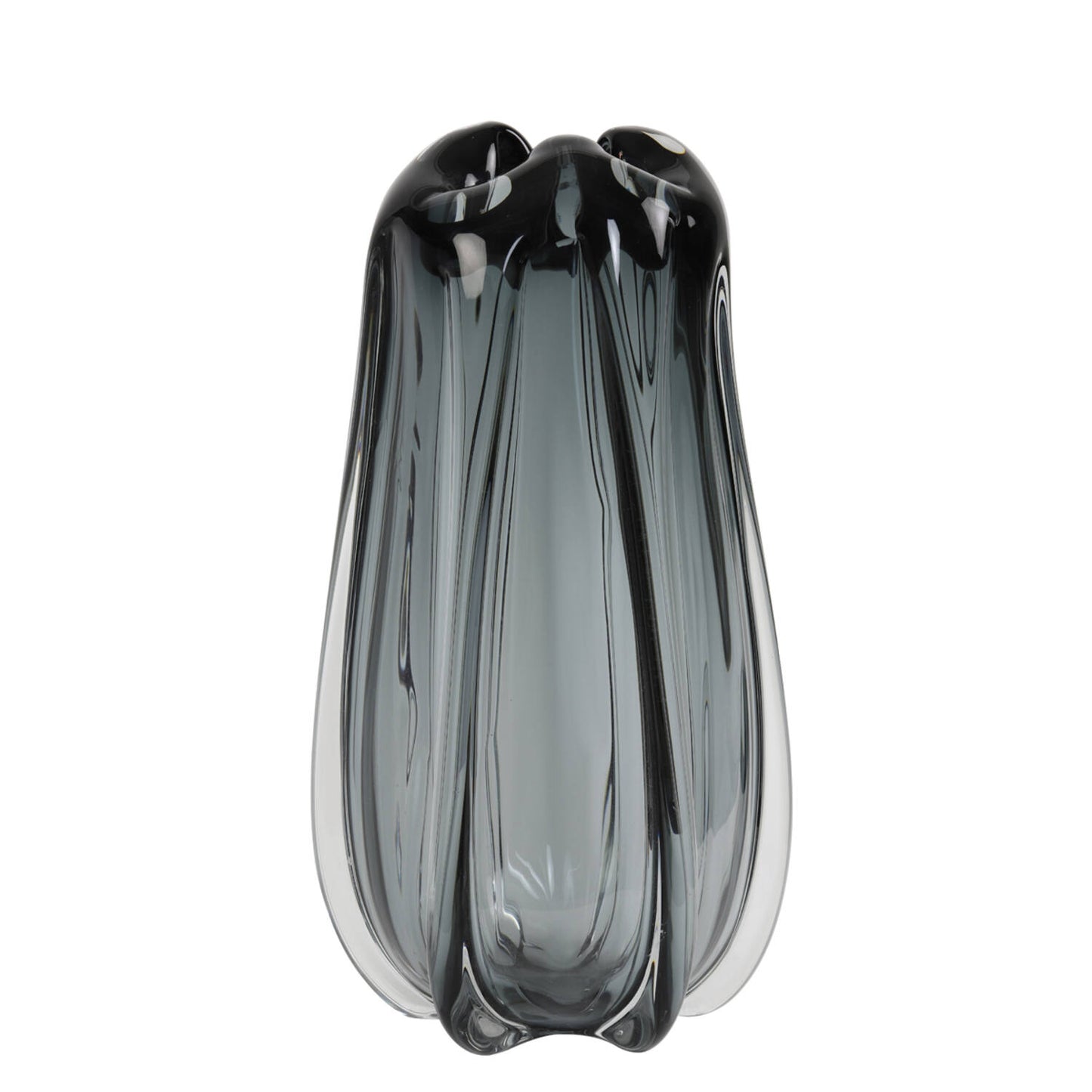 Murela 21x38cm Grey Glass Vase