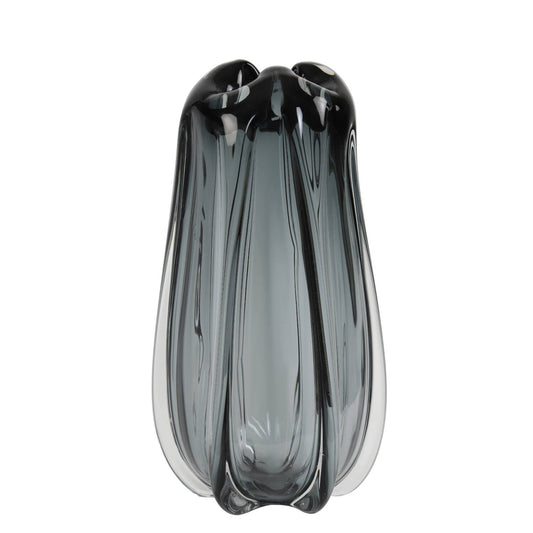 Murela 21x38cm Grey Glass Vase