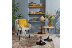 Murela 21x38cm Amber Glass Vase