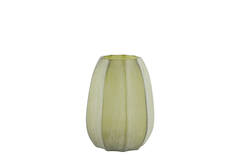 Bradley 17x23.5cm Olive Green Vase