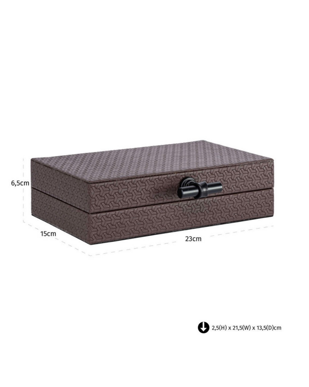 Richmond Interiors Storage box Billie dark Brown Small