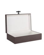 Richmond Interiors Storage Box Billie Dark Brown Large