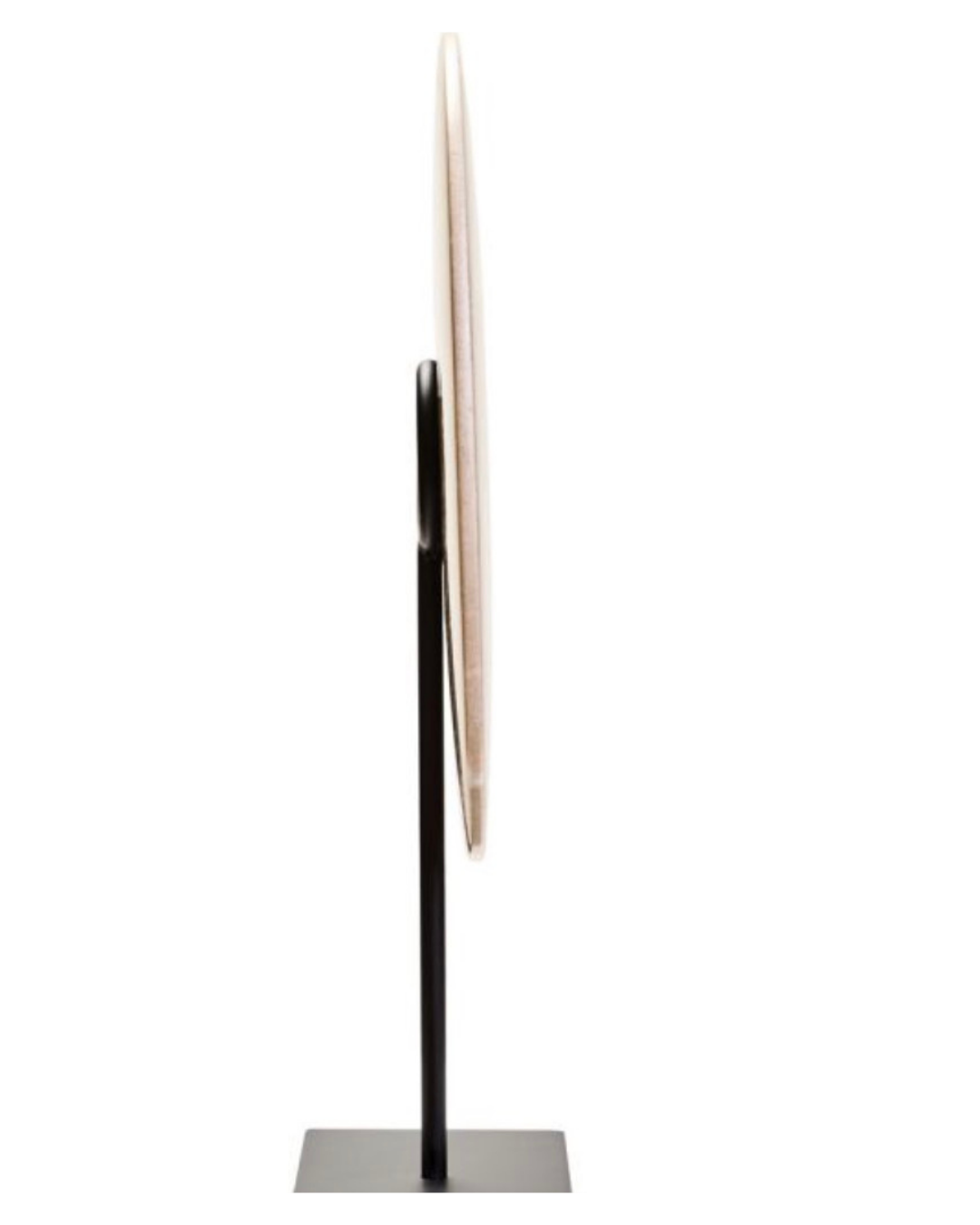 Zoro Medium Cream Marble Disc Sculpture