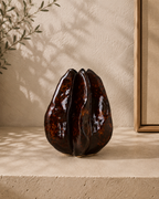Idrija Medium Vase - Dark Brown