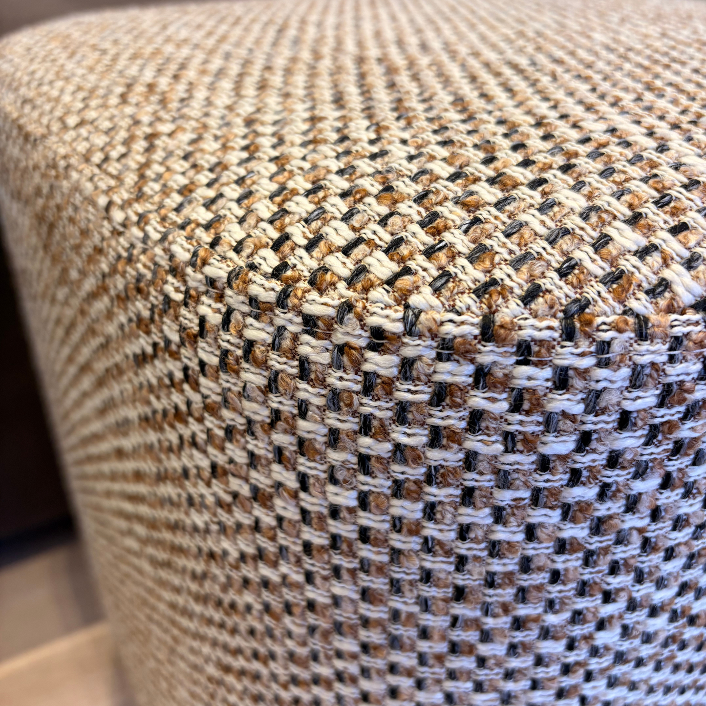 Cube Footstool - Chunky Weave