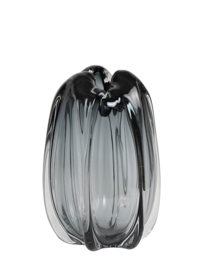 Murela 21x30cm Grey Glass Vase